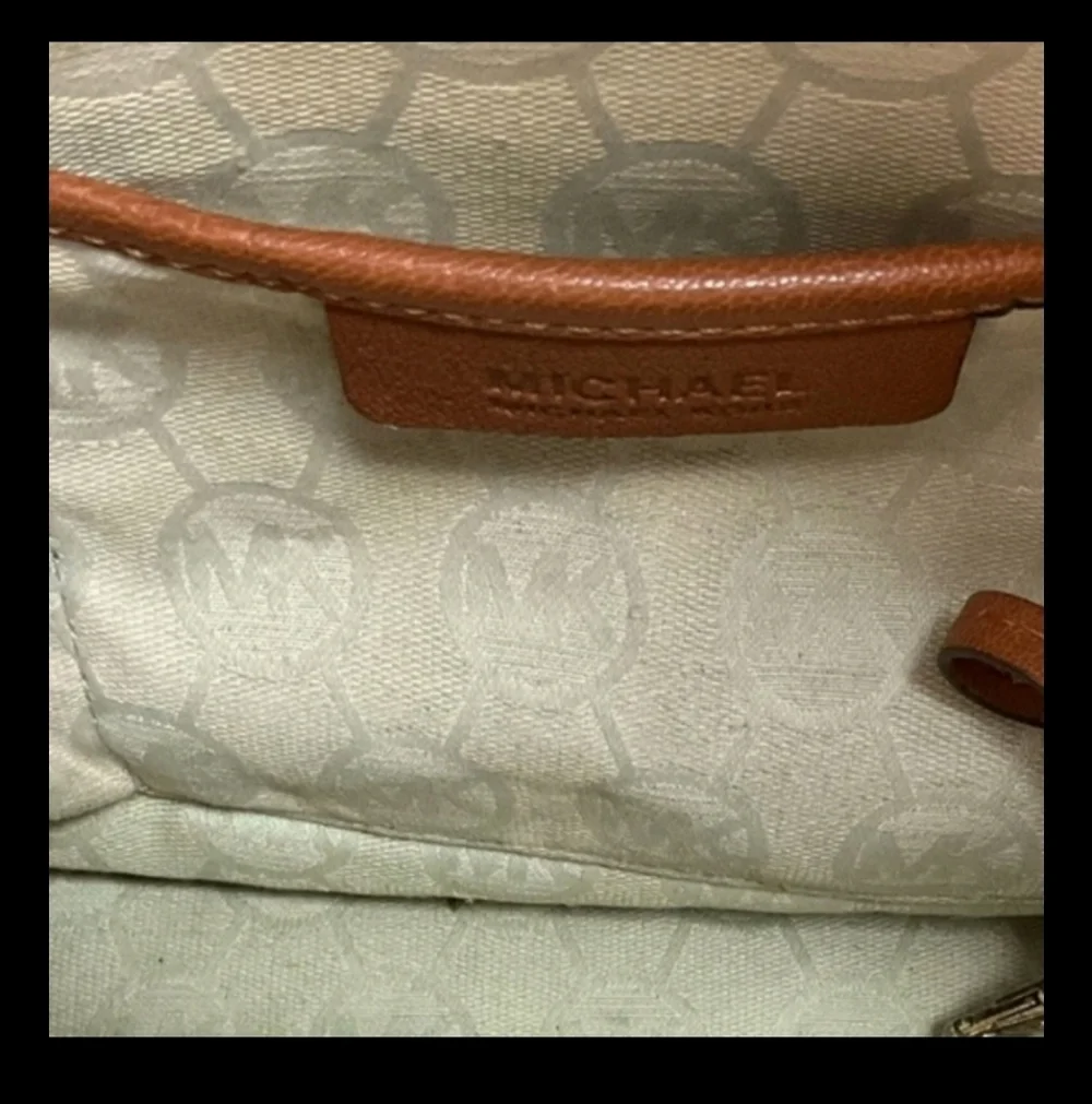 Michael Kors Large Hamilton Leather Satchel Bag
